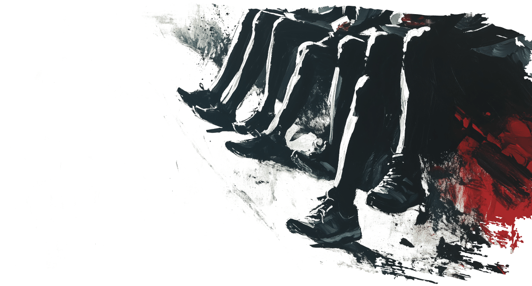 Runners taking a break