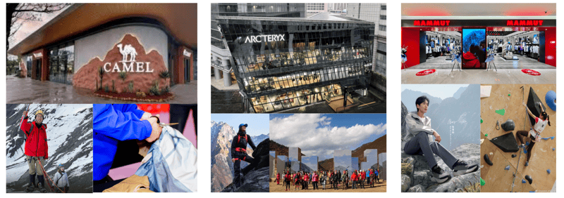 china outdoor apparel market offline